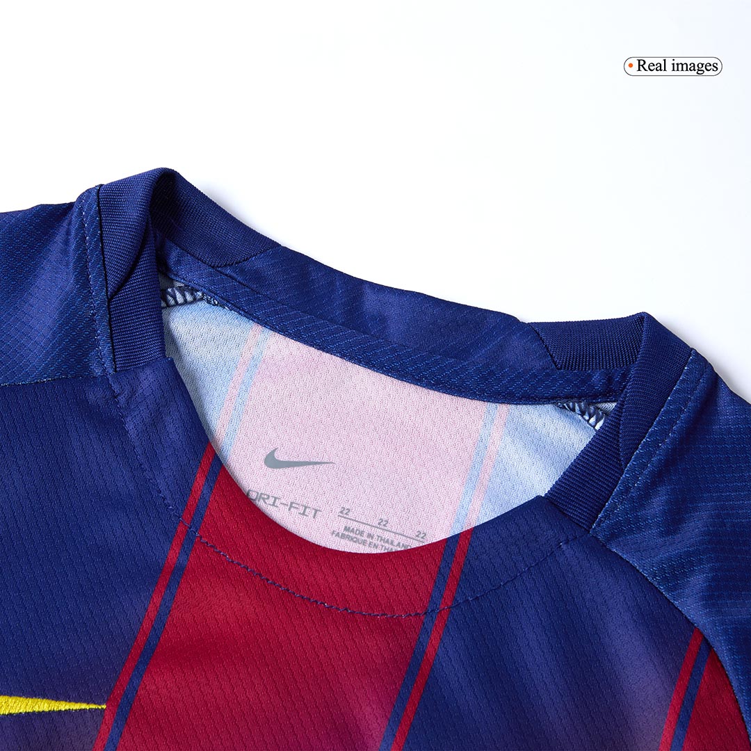 Barcelona Home Soccer Jersey Kit 2025/26 Kids(Jersey+Shorts)