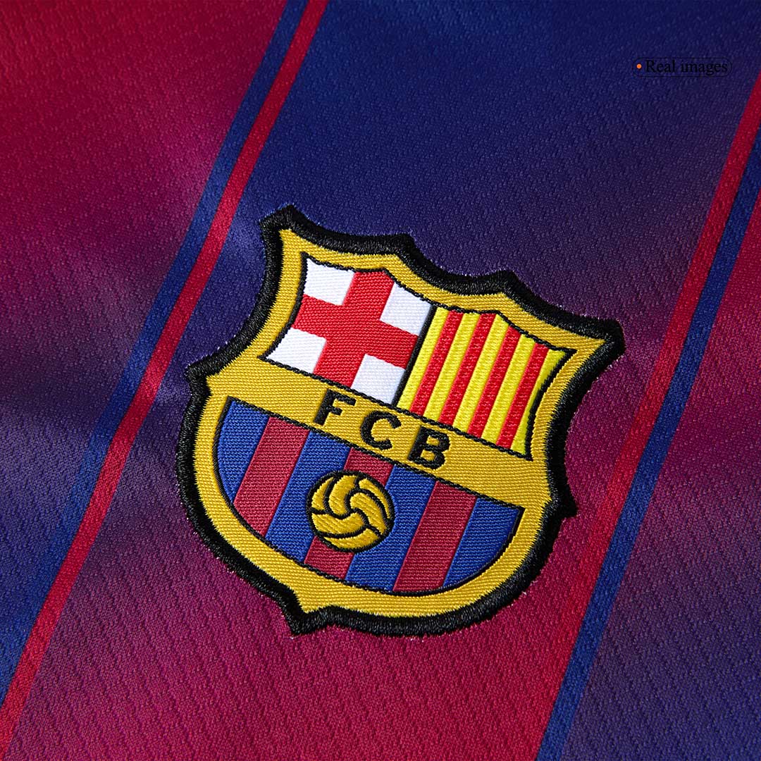 Barcelona Home Soccer Jersey Kit 2025/26 Kids(Jersey+Shorts)