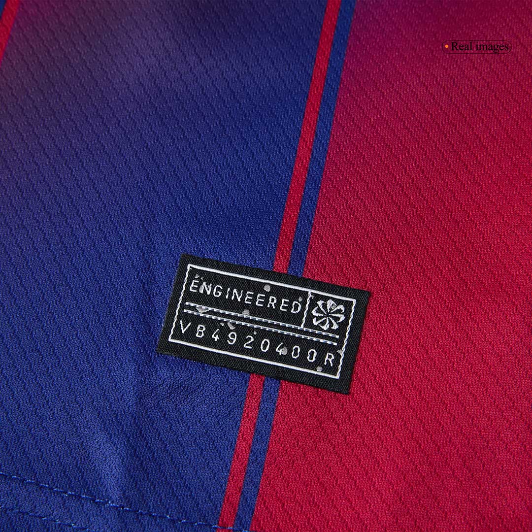 Barcelona Home Soccer Jersey Kit 2025/26 Kids(Jersey+Shorts)