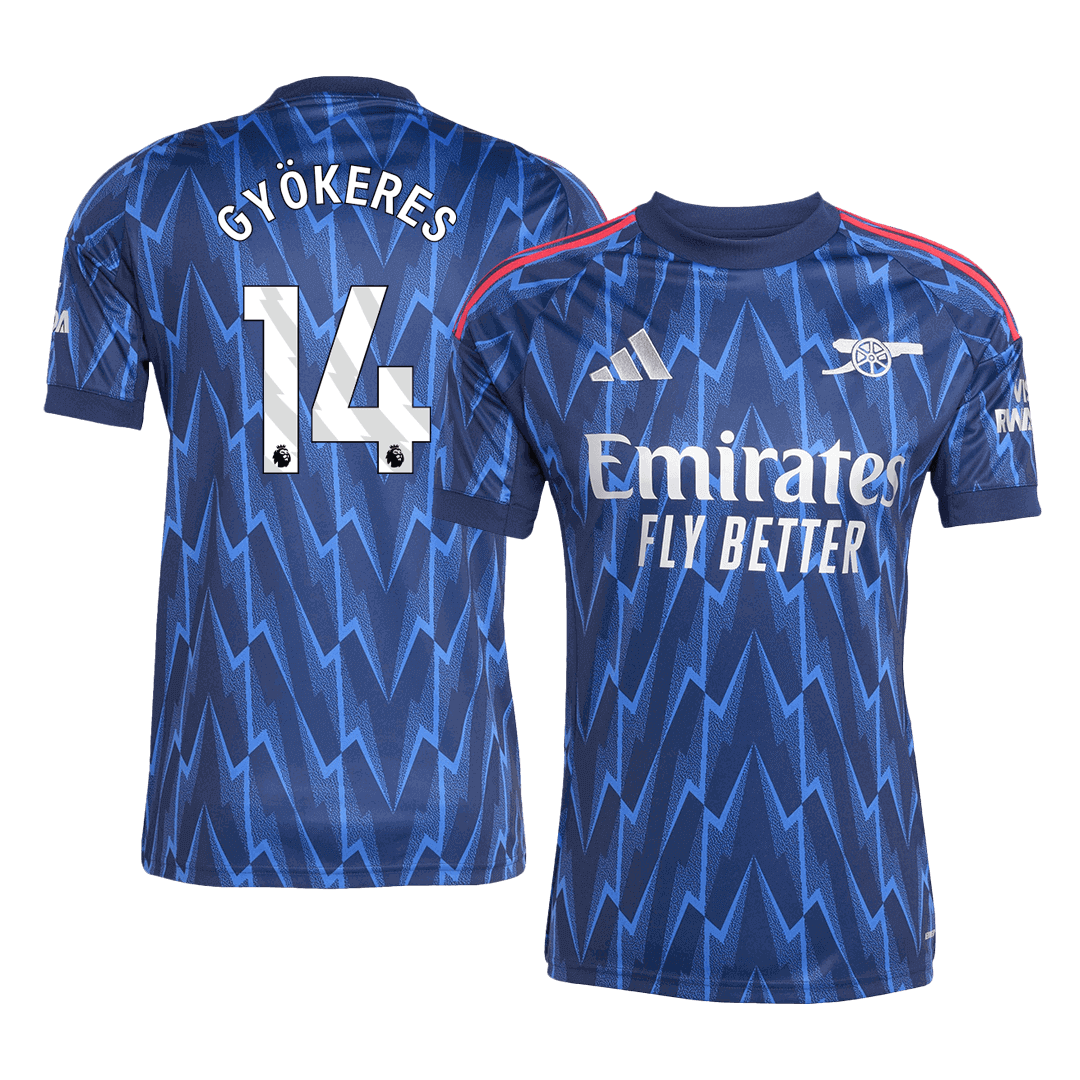 Arsenal GYÖKERES #14 Away Soccer Jersey 2025/26