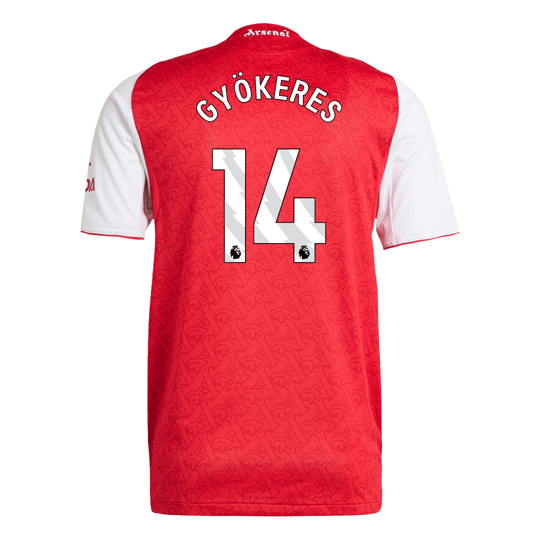 Arsenal GYÖKERES #14 Home Soccer Jersey Authentic 2025/26