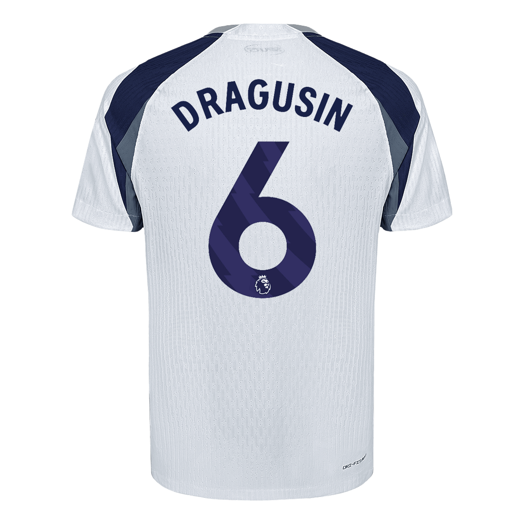 Tottenham Hotspur DRAGUSIN #6 Home Soccer Jersey Authentic 2025/26
