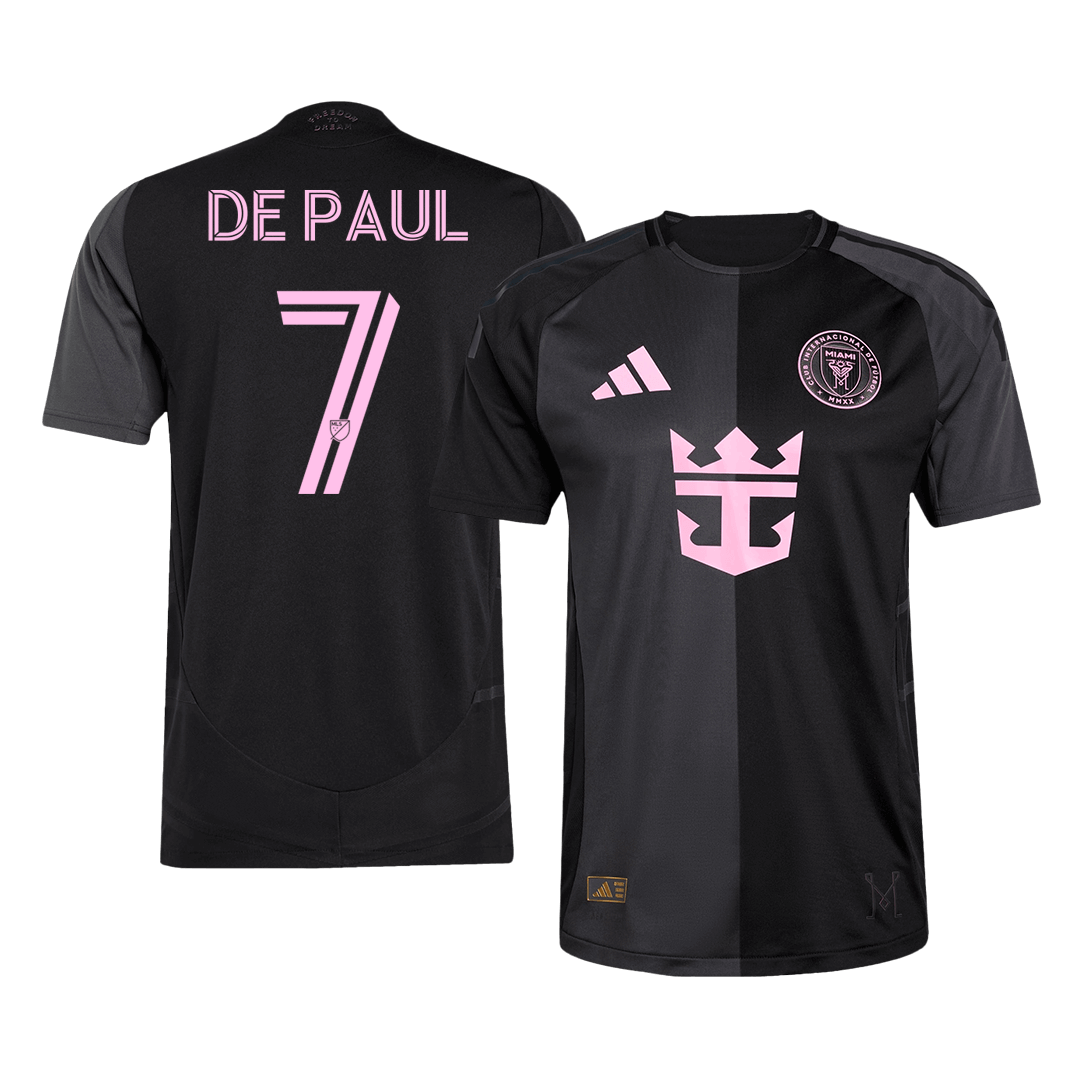 Inter Miami CF DE PAUL #7 Away Soccer Jersey Authentic 2025