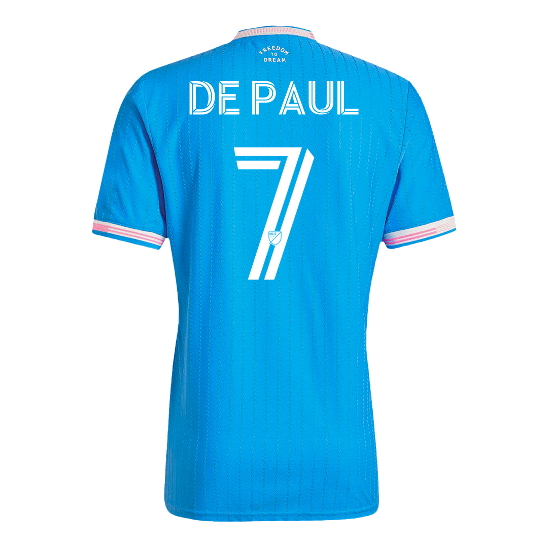 Inter Miami CF DE PAUL #7 Third Away Soccer Jersey Authentic 2025