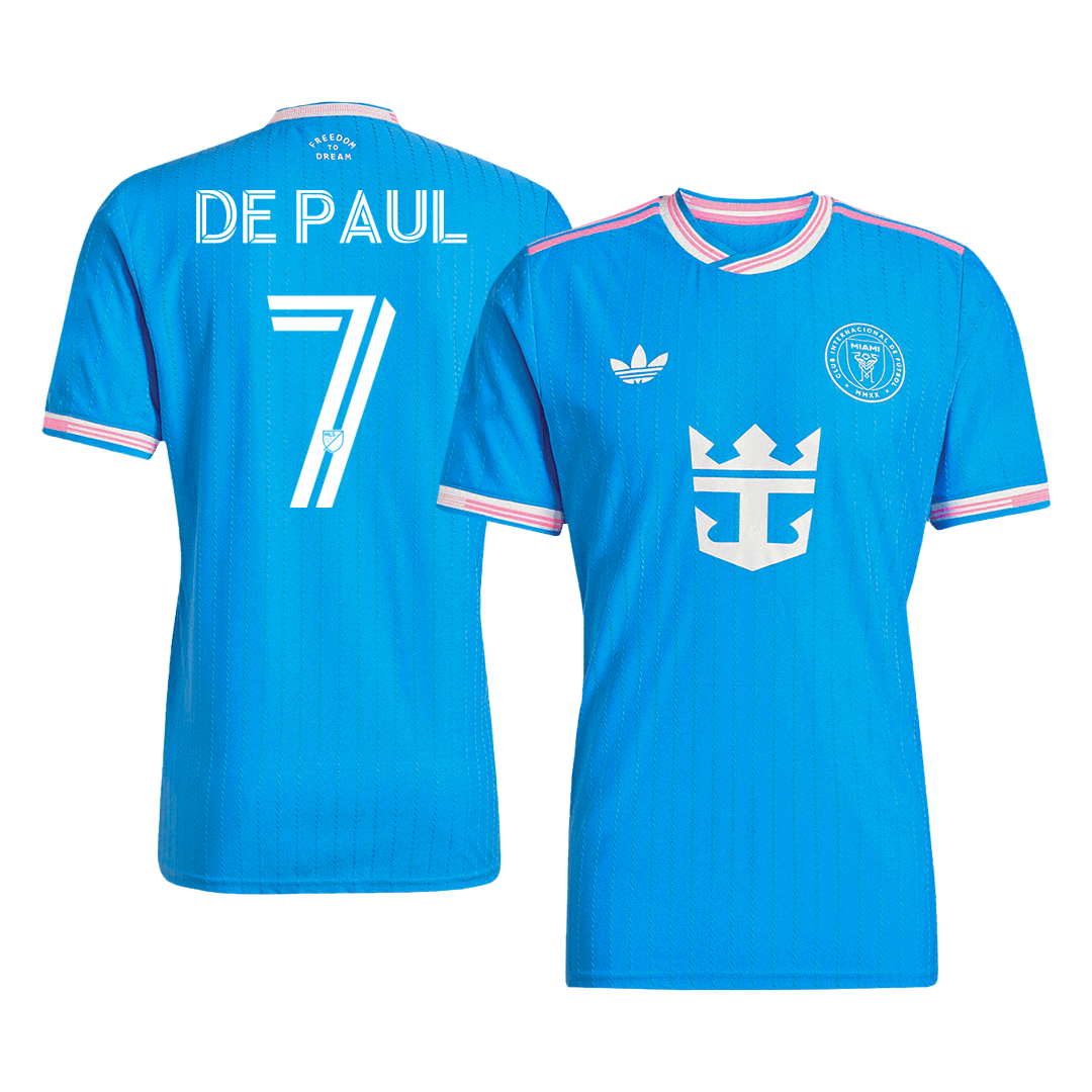 Inter Miami CF DE PAUL #7 Third Away Soccer Jersey Authentic 2025