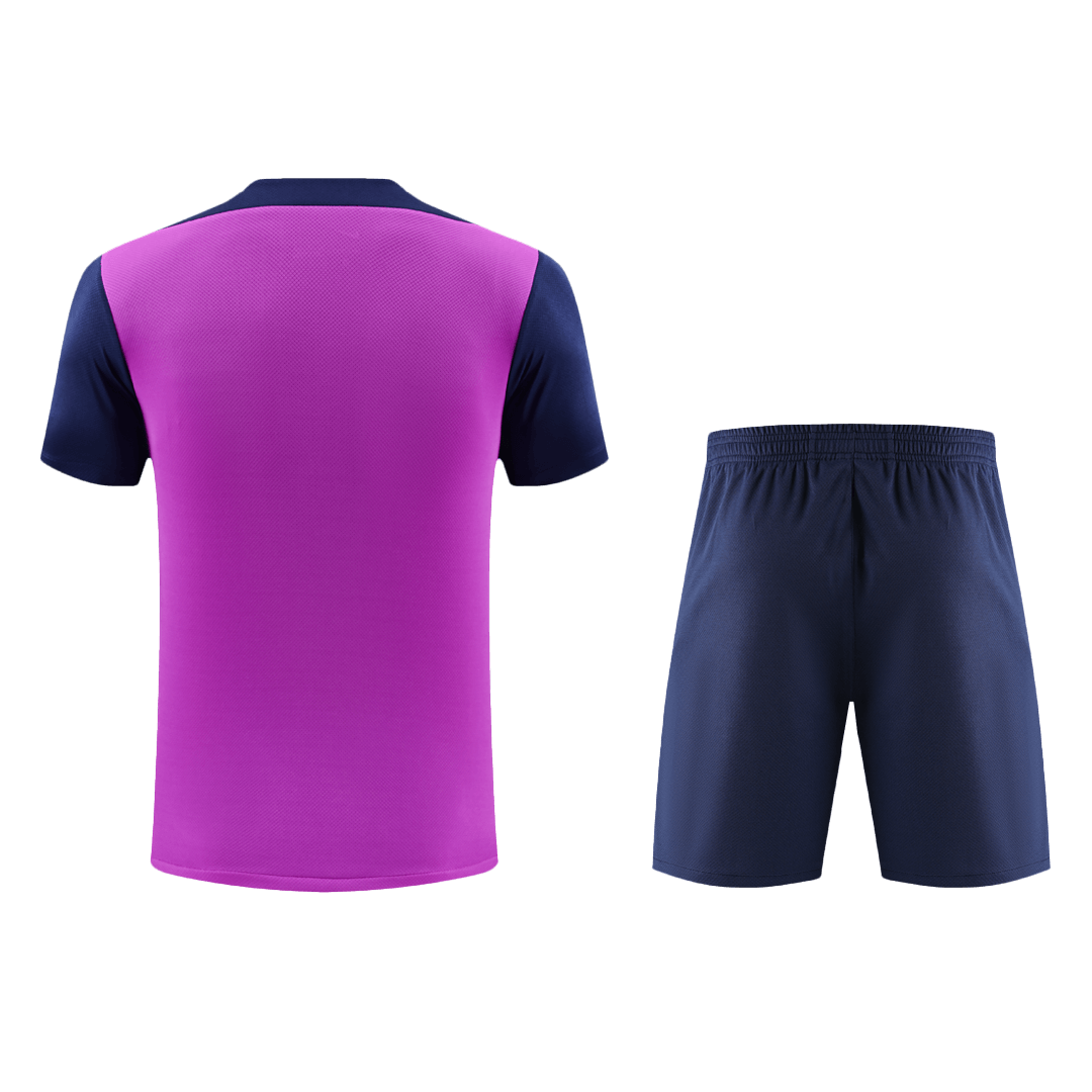Barcelona Pre-Match Training Soccer Jersey Kit 2025/26 (Jersey+Shorts)