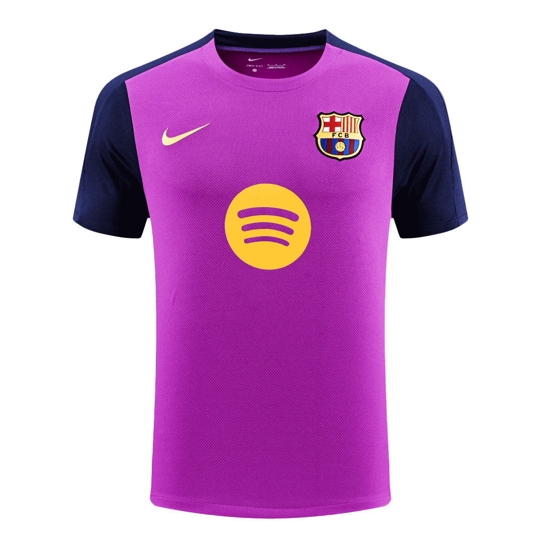 Barcelona Pre-Match Training Soccer Jersey 2025/26 - Purple