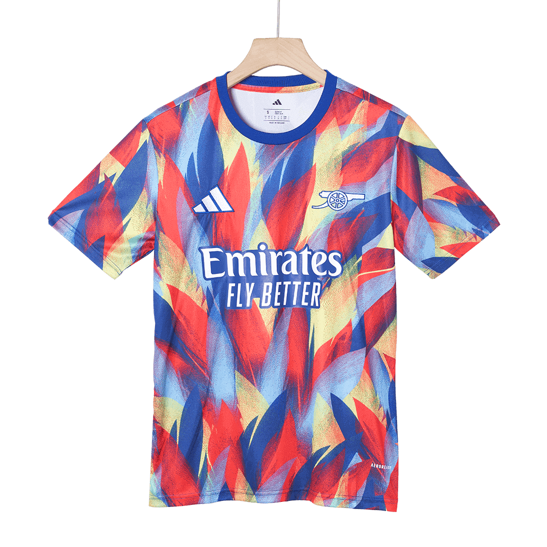 Arsenal Pre-Match Soccer Jersey 2025/26 Colorful