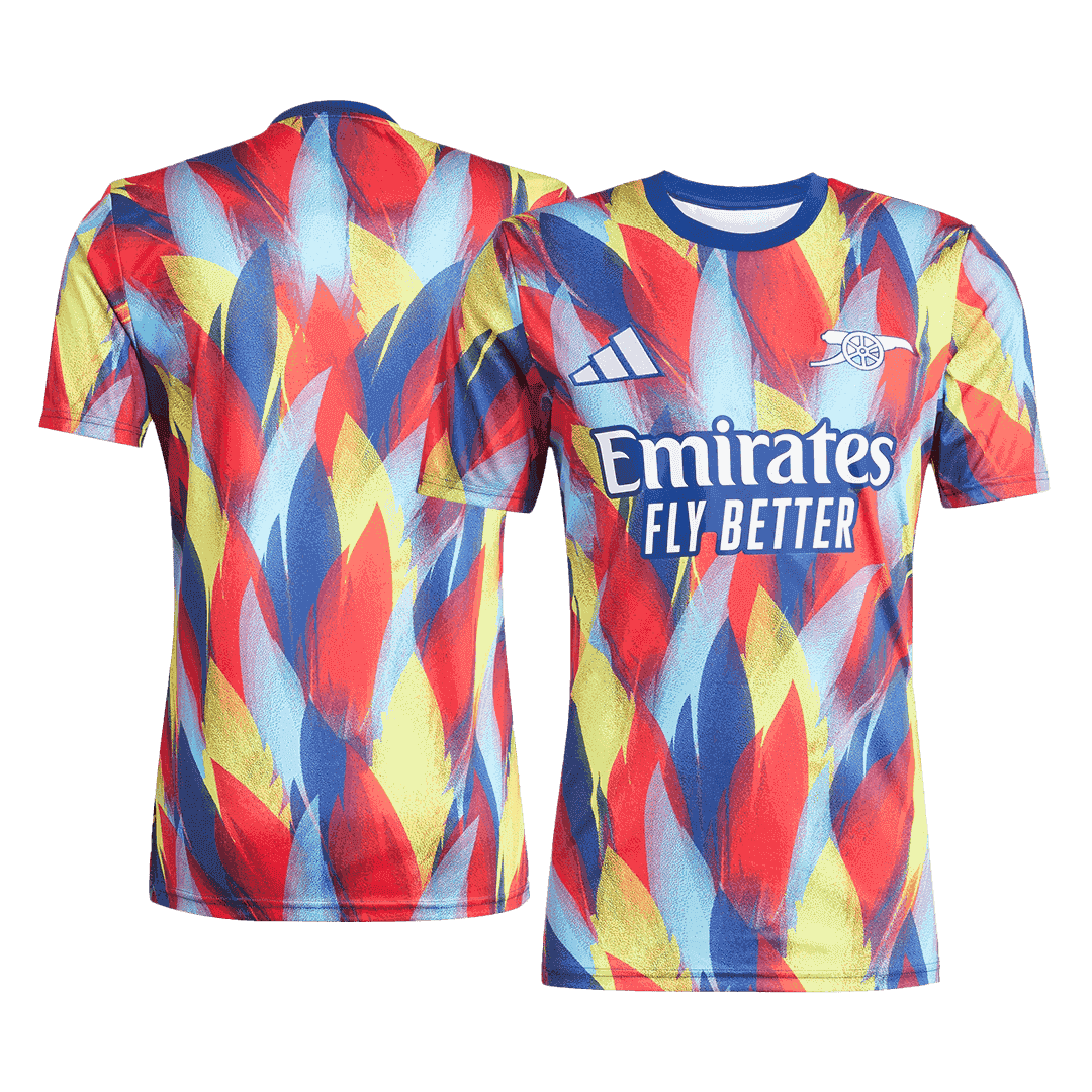 Arsenal Pre-Match Soccer Jersey 2025/26 Colorful