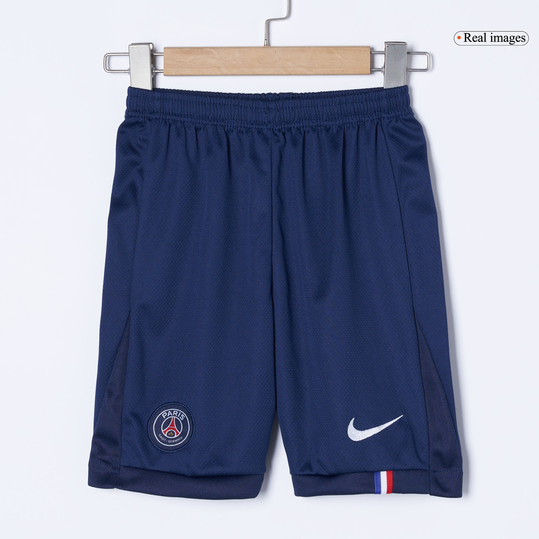 PSG Home Soccer Jersey Kit 2025/26 Kids(Jersey+Shorts)