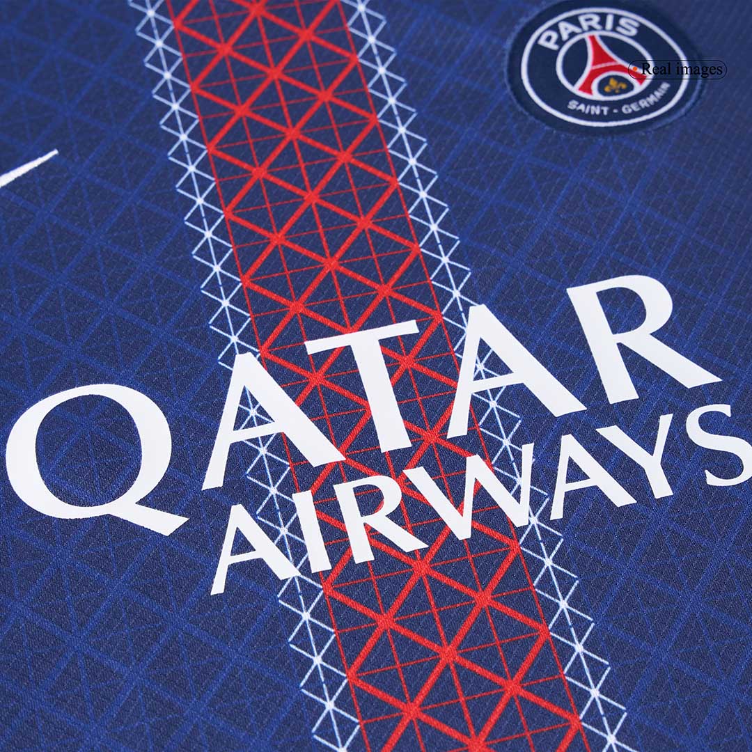 PSG Home Soccer Jersey Kit 2025/26 Kids(Jersey+Shorts)