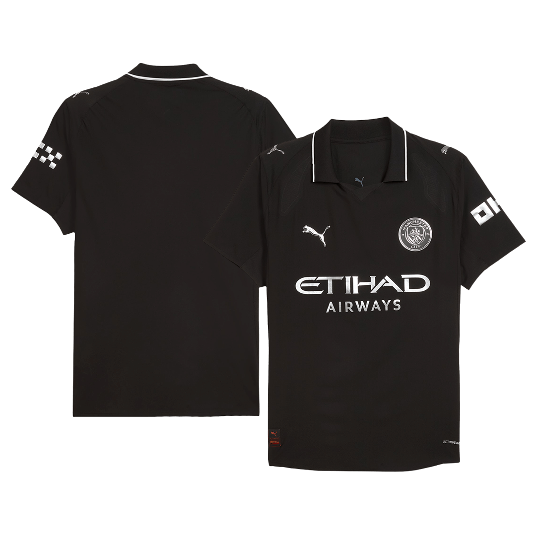 Manchester City Away Soccer Jersey Authentic 2025/26