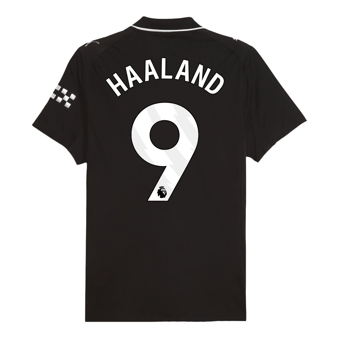 Manchester City HAALAND #9 Away Jersey Authentic 2025/26