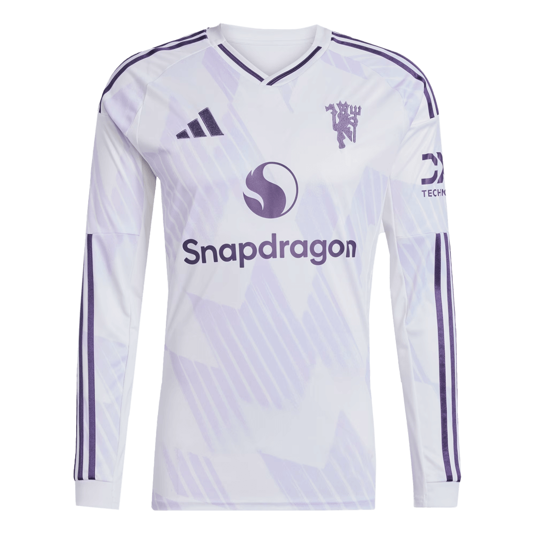 Manchester United Long Sleeve Away Soccer Jersey 2025/26