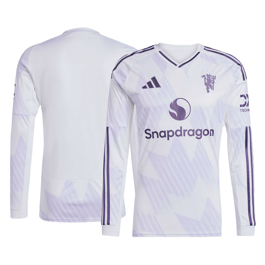 Manchester United Long Sleeve Away Soccer Jersey 2025/26