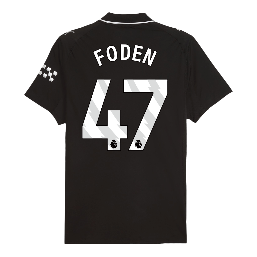 Manchester City FODEN #47 Away Jersey Authentic 2025/26