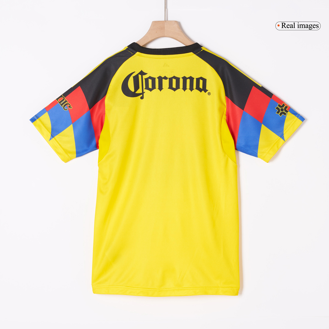 Club America Home Soccer Jersey Kit 2025/26 Kids(Jersey+Shorts)