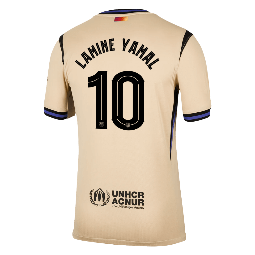 Barcelona LAMINE YAMAL #10 Away Soccer Jersey 2025/26 - UCL Edition