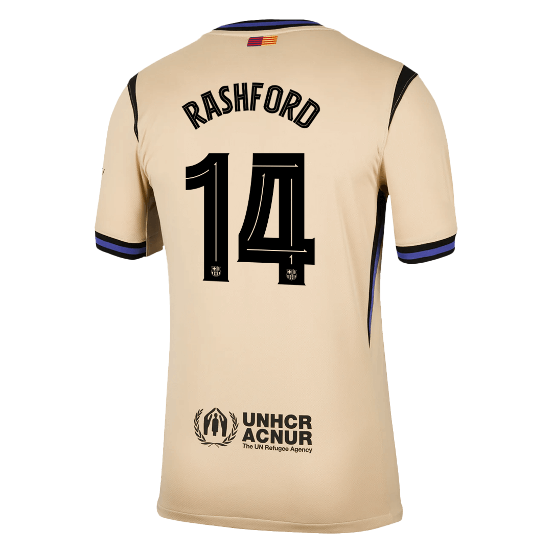 Barcelona RASHFORD #14 Away Soccer Jersey 2025/26 - UCL Edition