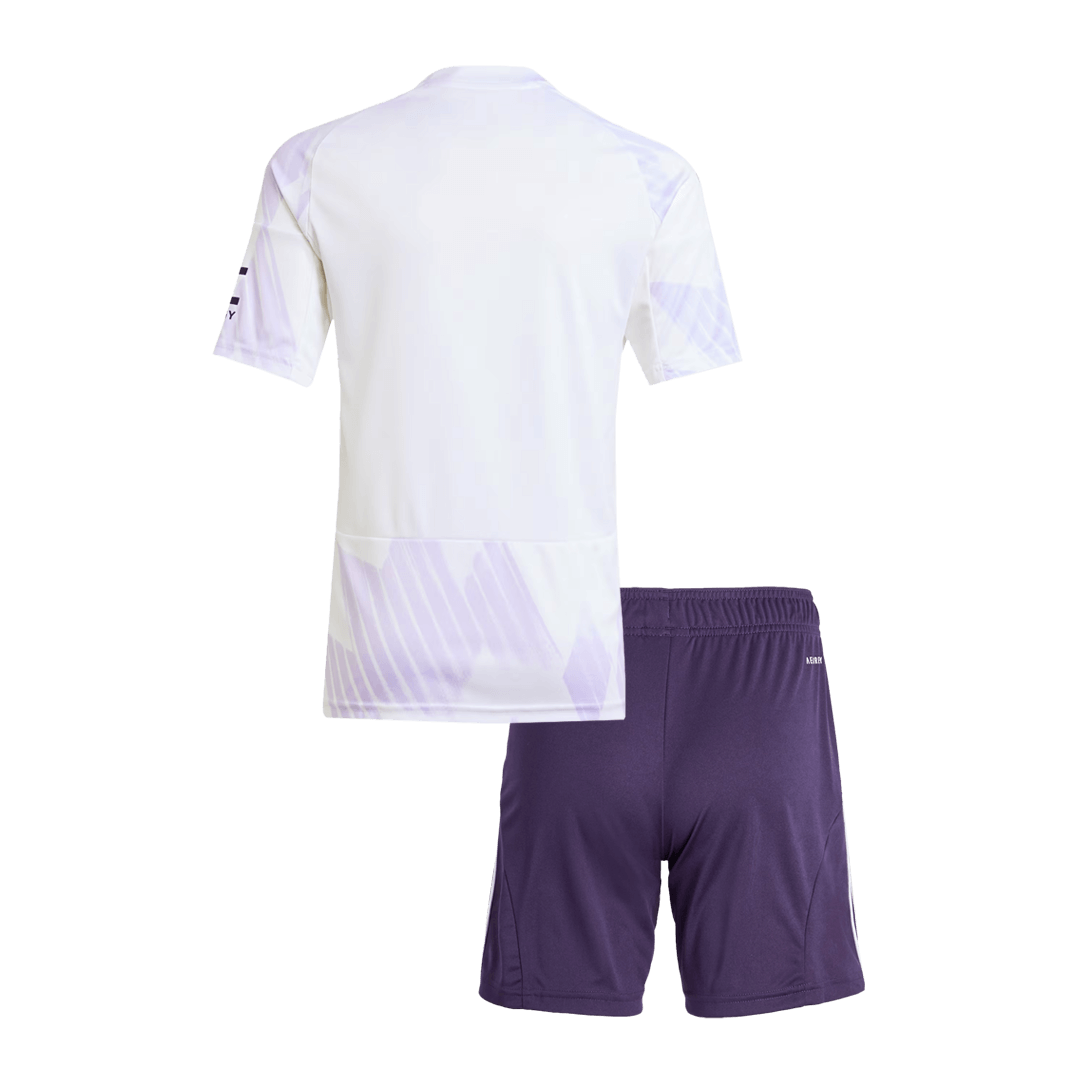 Manchester United Away Soccer Jersey Kit 2025/26 Kids(Jersey+Shorts)