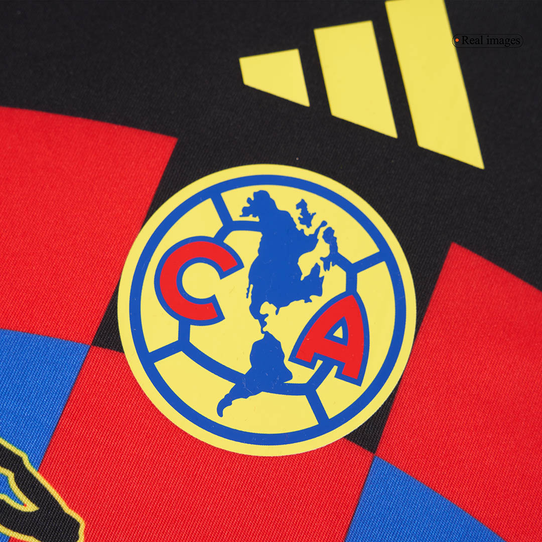 Club America Home Soccer Jersey Kit 2025/26 Kids(Jersey+Shorts)