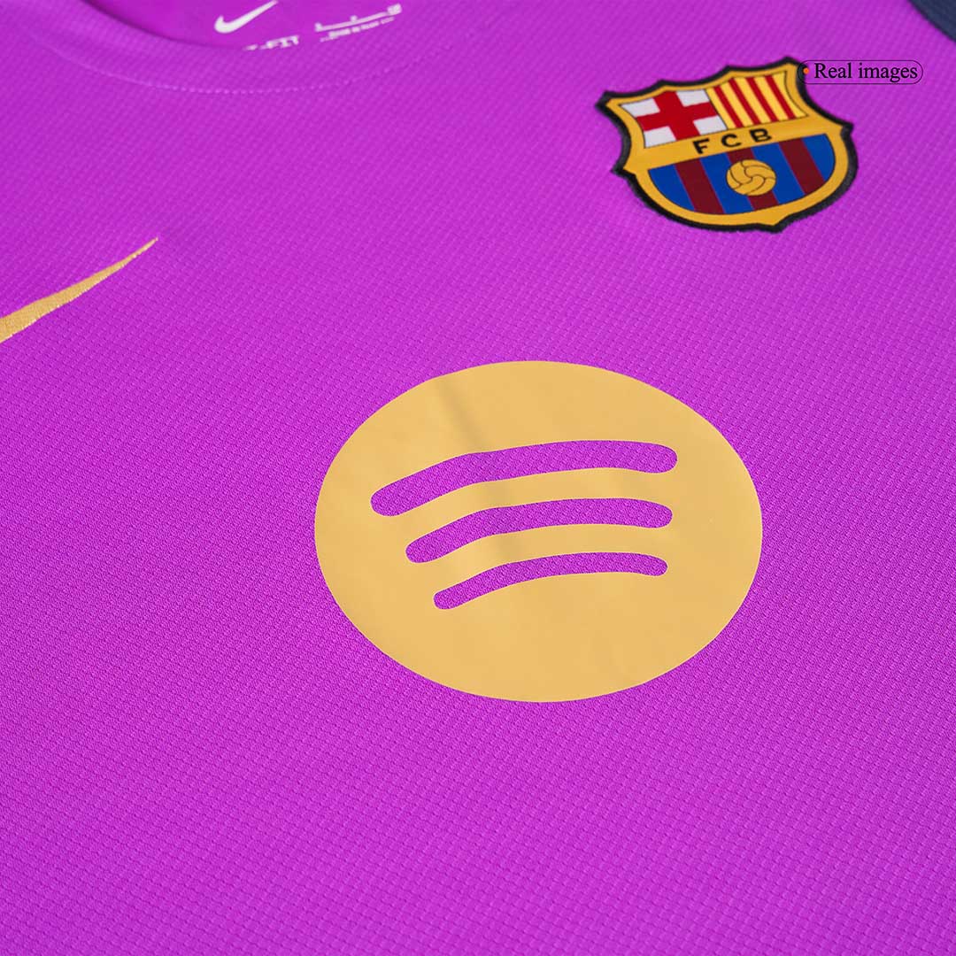 Barcelona Pre-Match Training Soccer Jersey 2025/26 - Purple