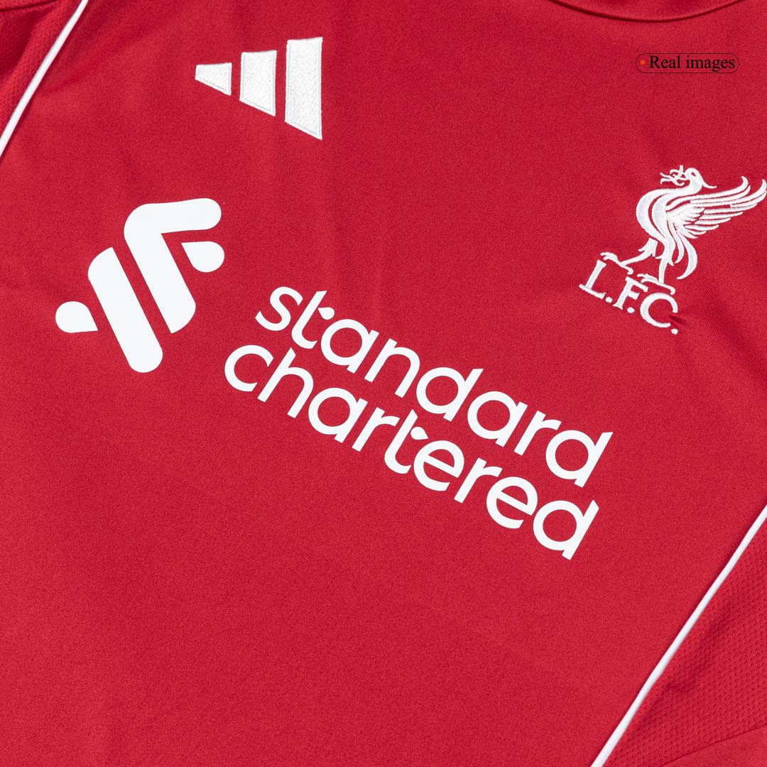 Liverpool M.SALAH #11 Home Soccer Jersey 2025/26
