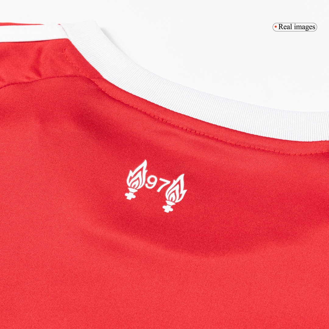 Liverpool Home Soccer Jersey Kit 2025/26 Kids(Jersey+Shorts)