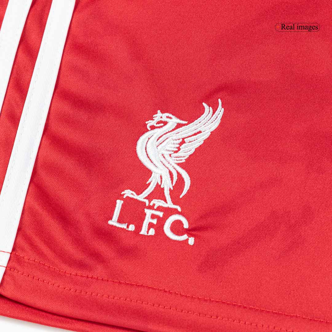 Liverpool Home Soccer Jersey Kit 2025/26 Kids(Jersey+Shorts)