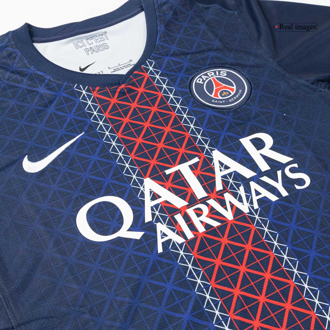 PSG Home Soccer Jersey Kit 2025/26 (Jersey+Shorts)