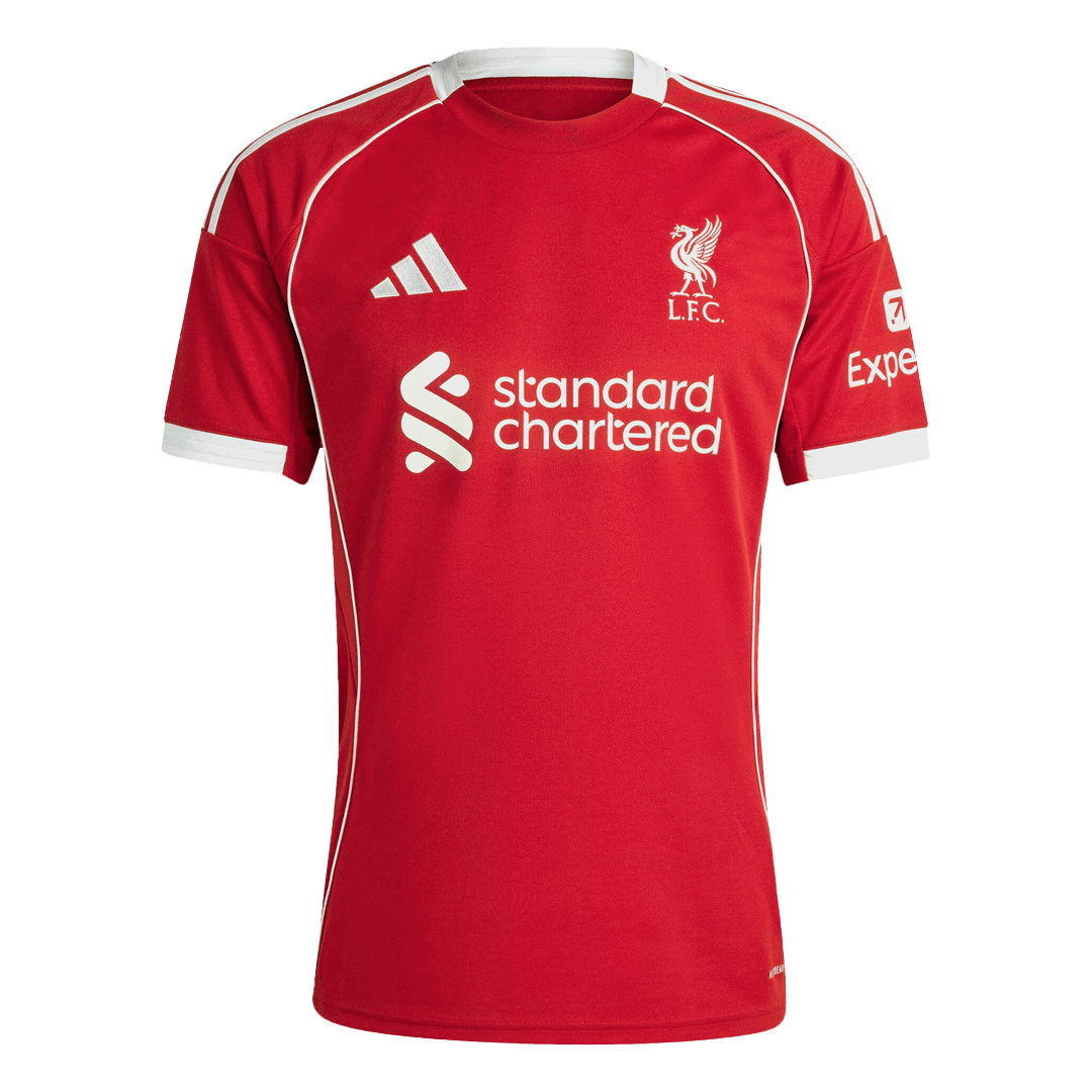 Liverpool M.SALAH #11 Home Soccer Jersey 2025/26
