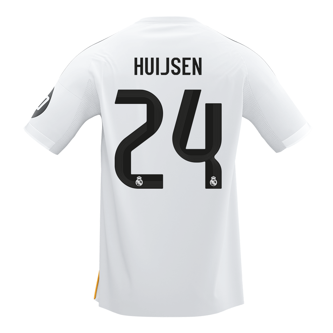 Real Madrid HUIJSEN #24 Home Soccer Jersey 2025/26