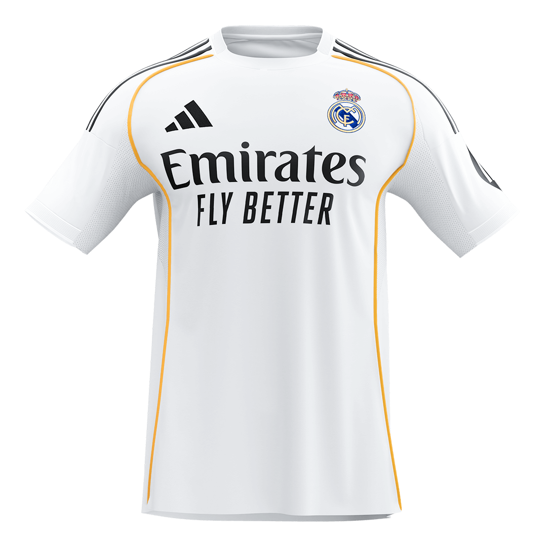 Real Madrid Home Soccer Jersey 2025/26 White