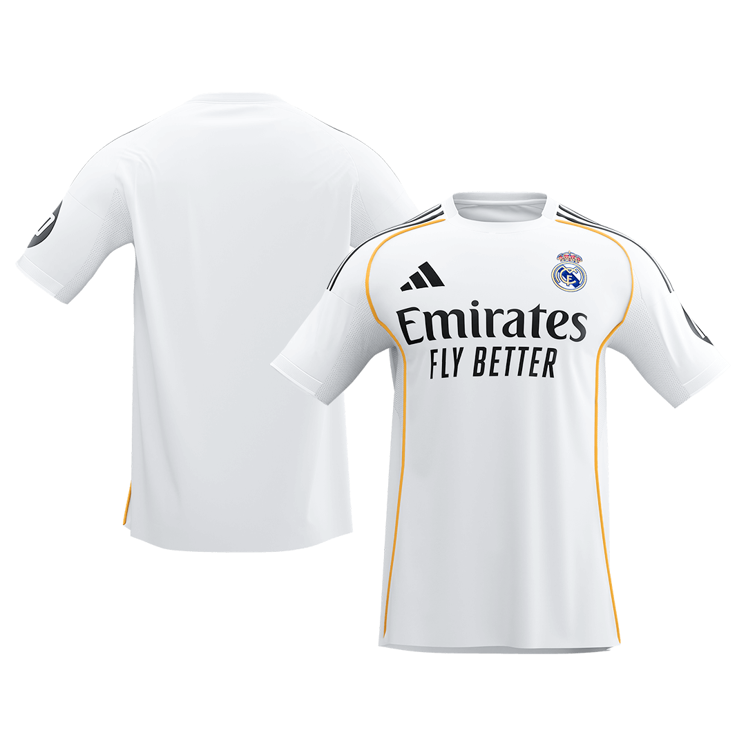 Real Madrid Home Soccer Jersey 2025/26 White