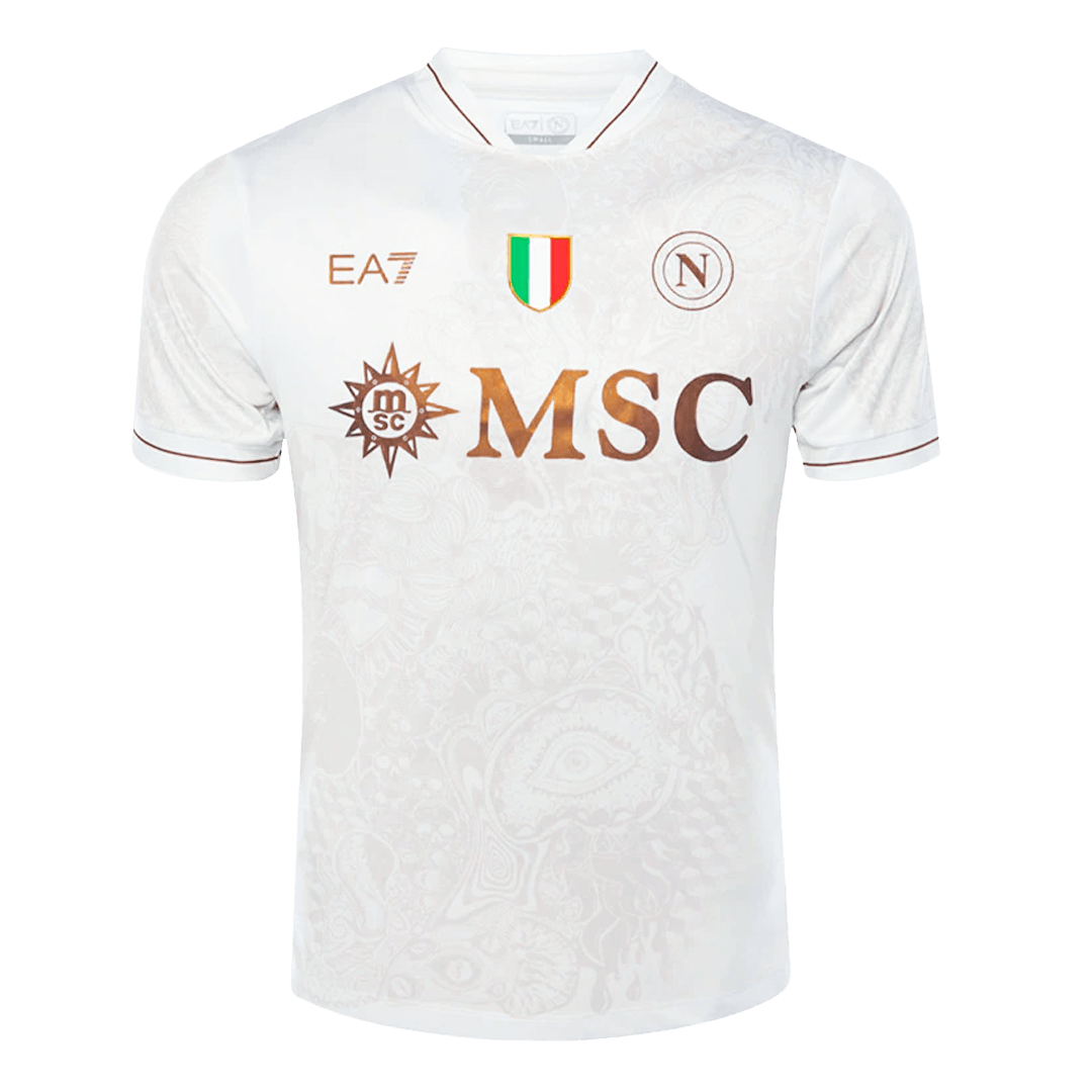 Napoli Away Soccer Jersey 2025/26 Sand