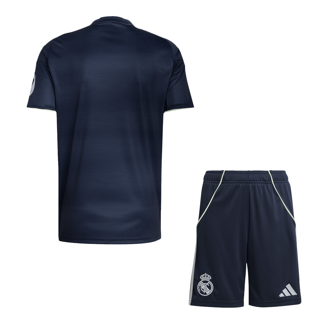 Real Madrid Away Soccer Jersey Kit 2025/26 (Jersey+Shorts)