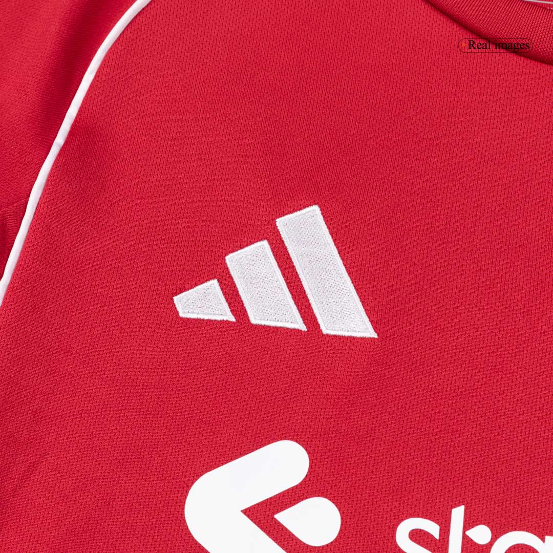 Liverpool Home Soccer Jersey Retro 2025/26 - Long Sleeve