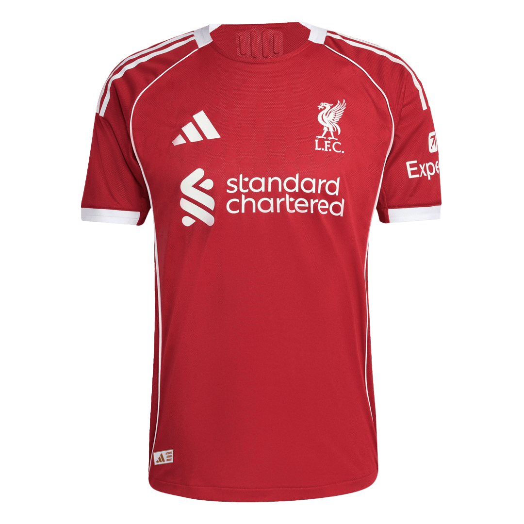 Liverpool Home Soccer Jersey Authentic 2025/26