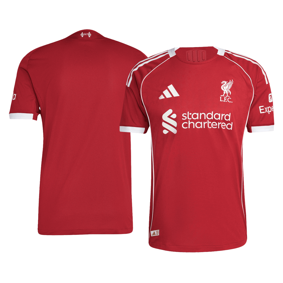 Liverpool Home Soccer Jersey Authentic 2025/26