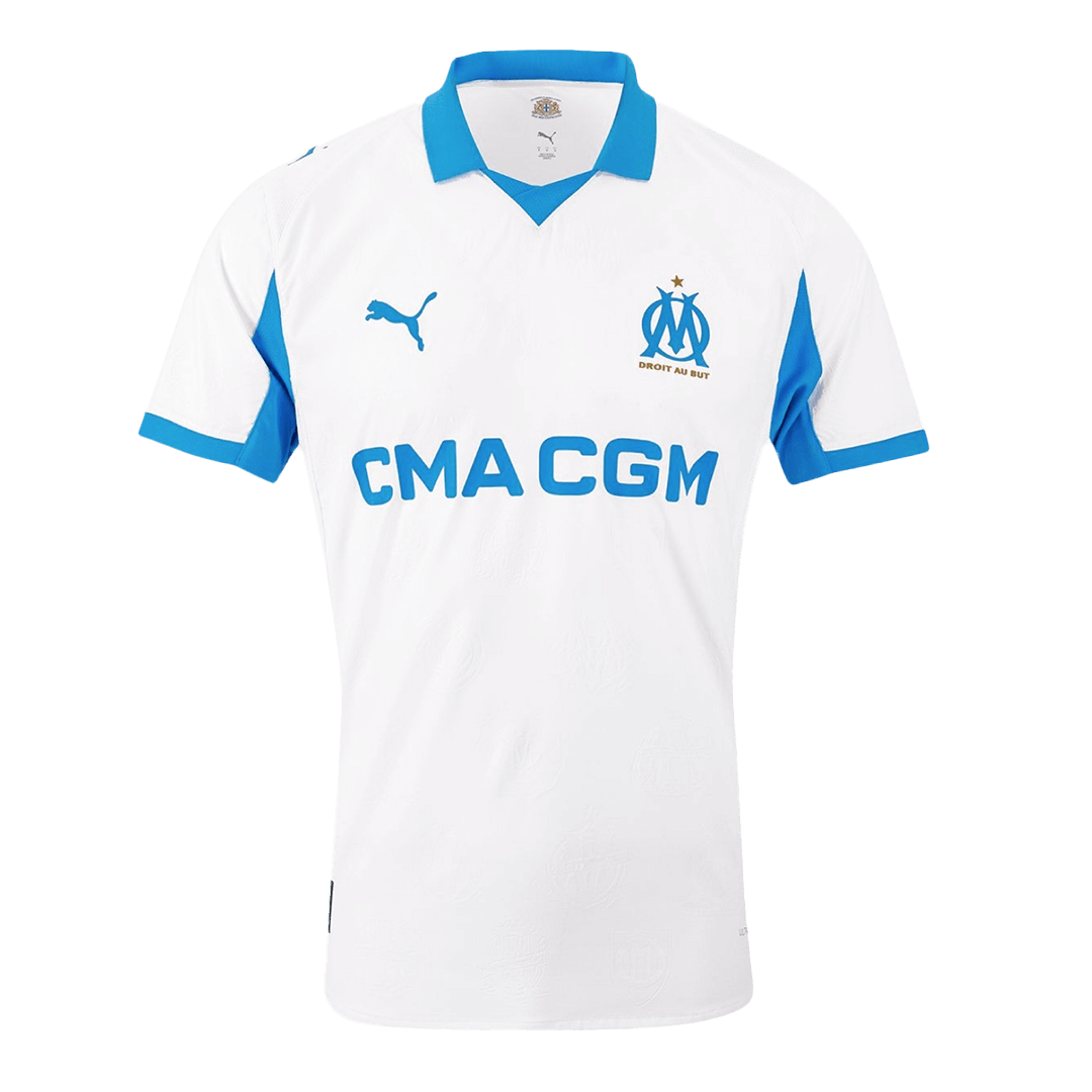 Marseille Home Soccer Jersey Authentic 2025/26