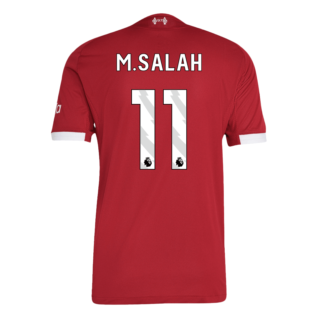Liverpool M.SALAH #11 Home Soccer Jersey Authentic 2025/26