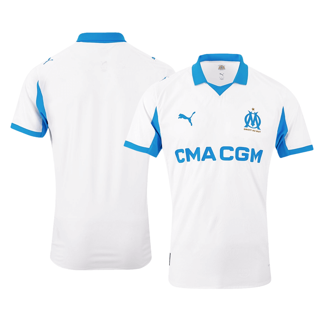 Marseille Home Soccer Jersey Authentic 2025/26