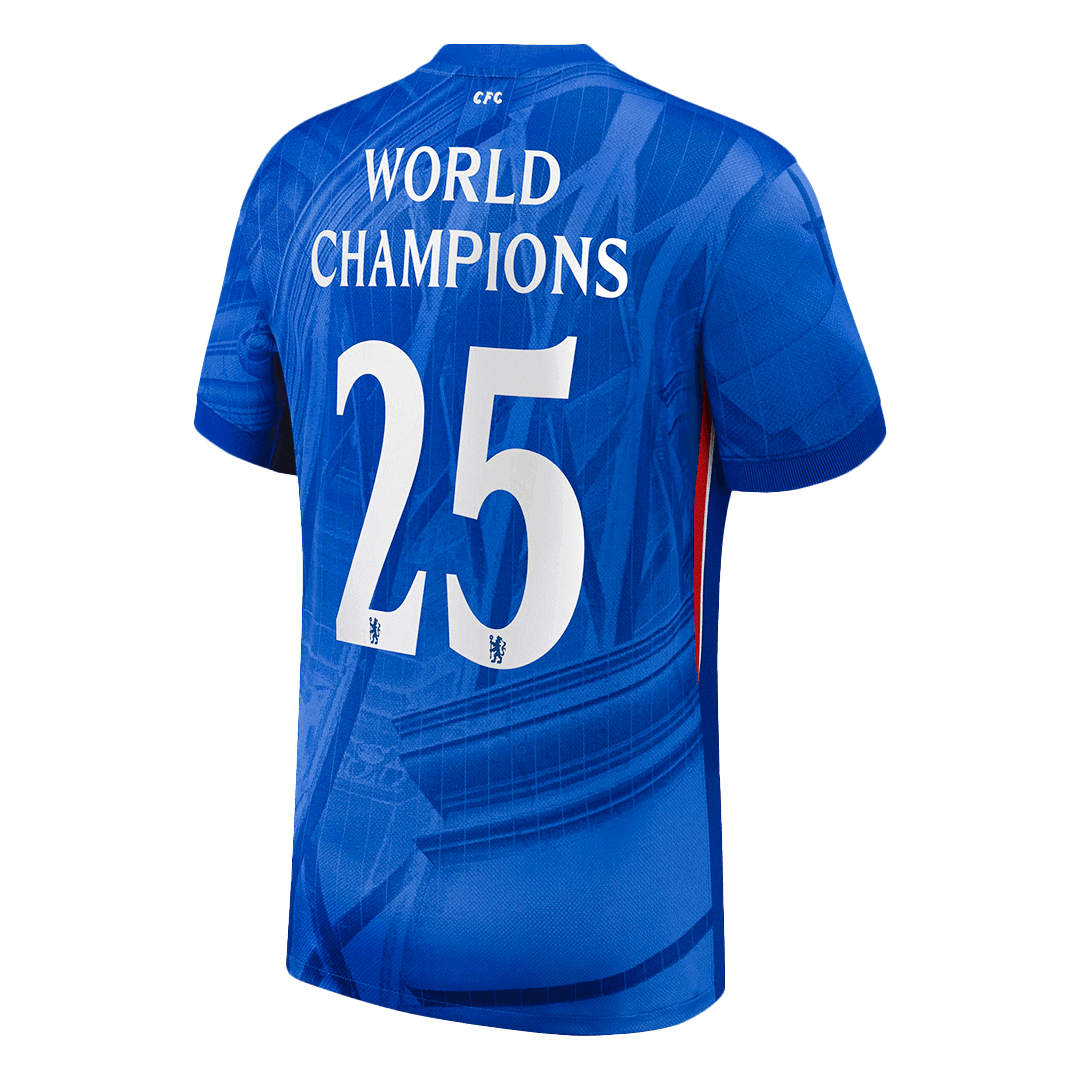 Chelsea WORLD CHAMPIONS #25 Home Soccer Jersey 2025/26