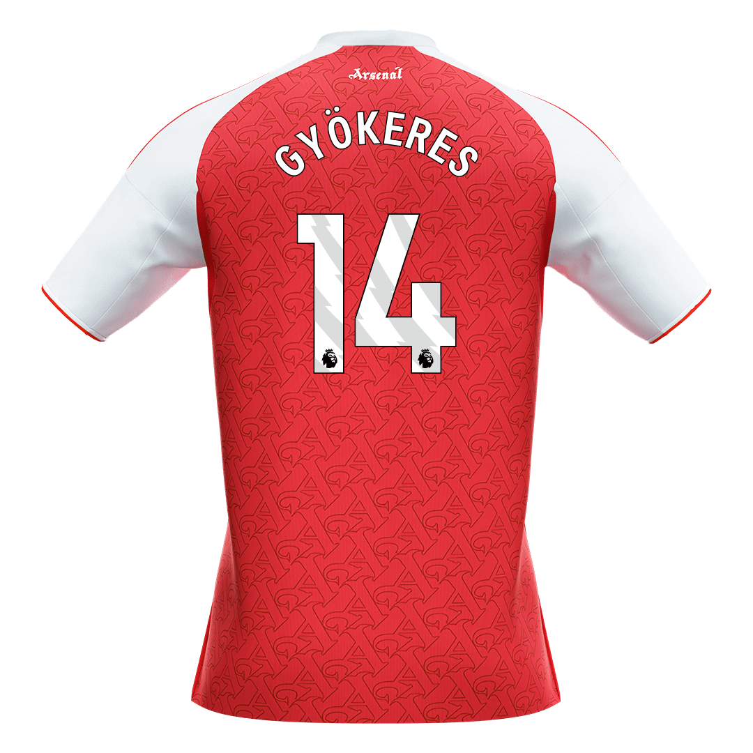 Arsenal GYÖKERES #14 Home Soccer Jersey 2025/26
