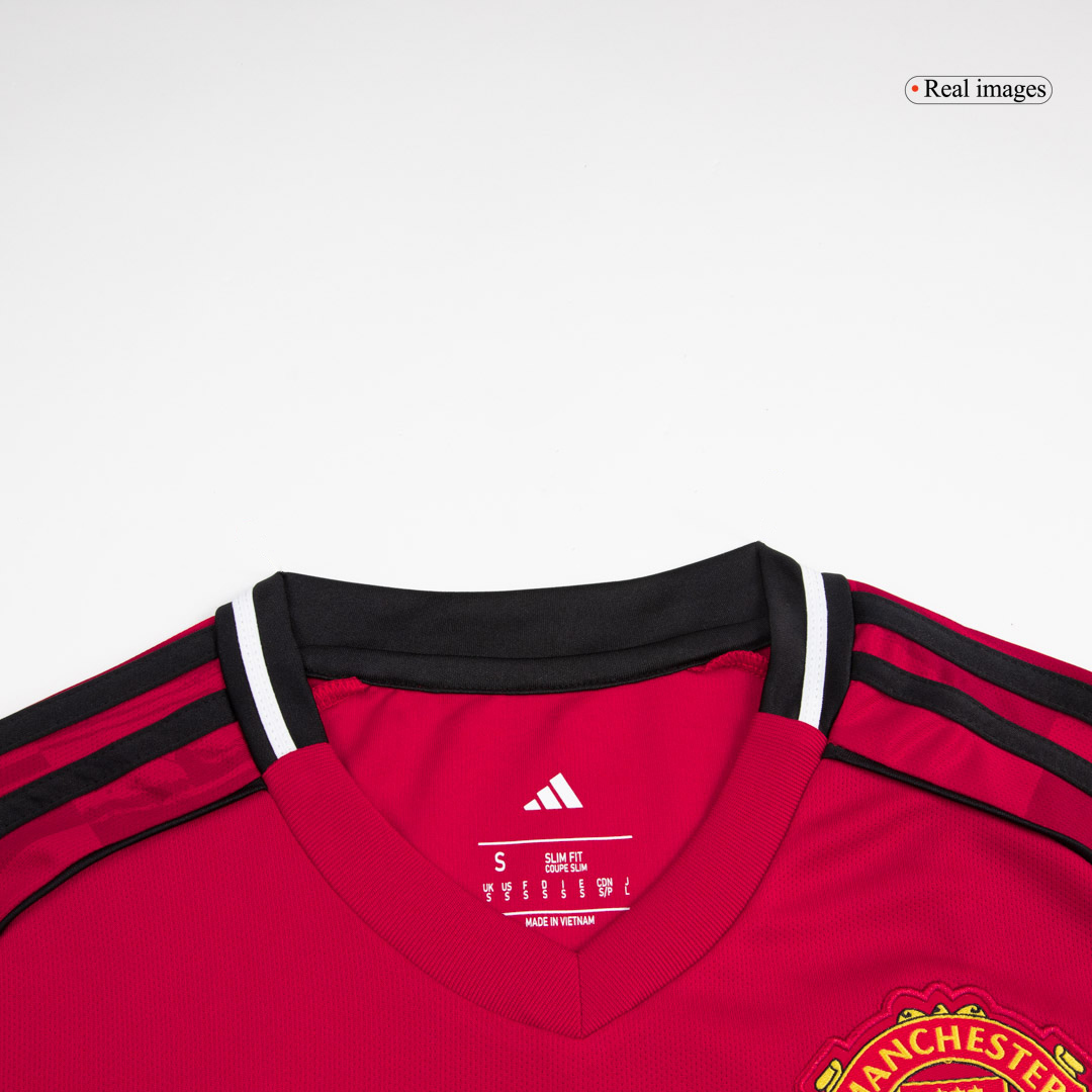 Manchester United Home Soccer Jersey Kit 2025/26 (Jersey+Shorts)