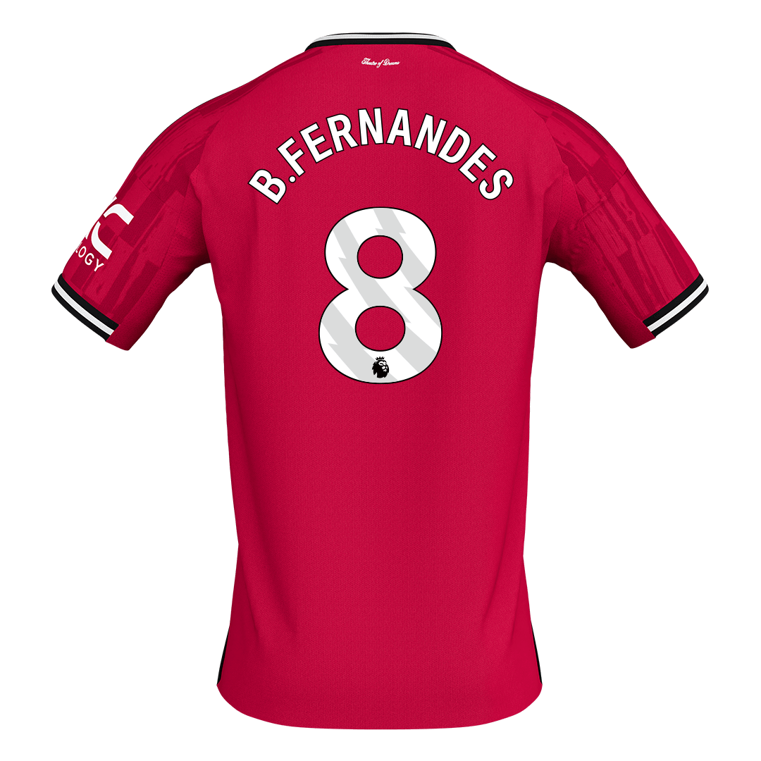 Manchester United B.FERNANDES #8 Home Soccer Jersey 2025/26