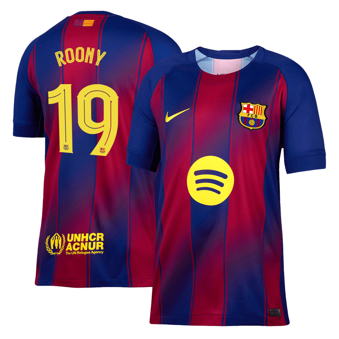 Barcelona ROONY #19 Home Sleeveless Jersey 2025/26
