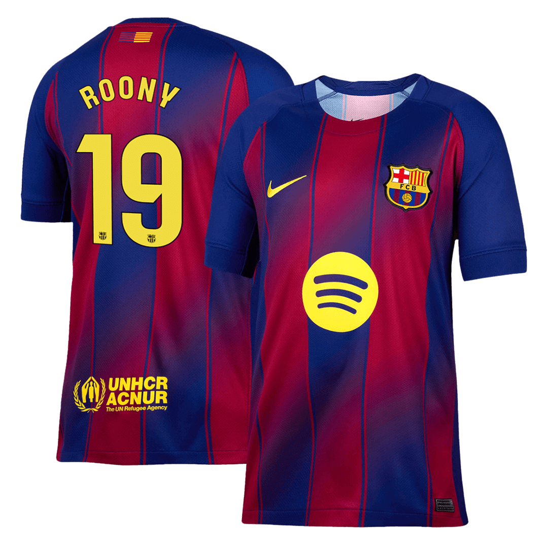 Barcelona ROONY #19 Home Sleeveless Jersey 2025/26