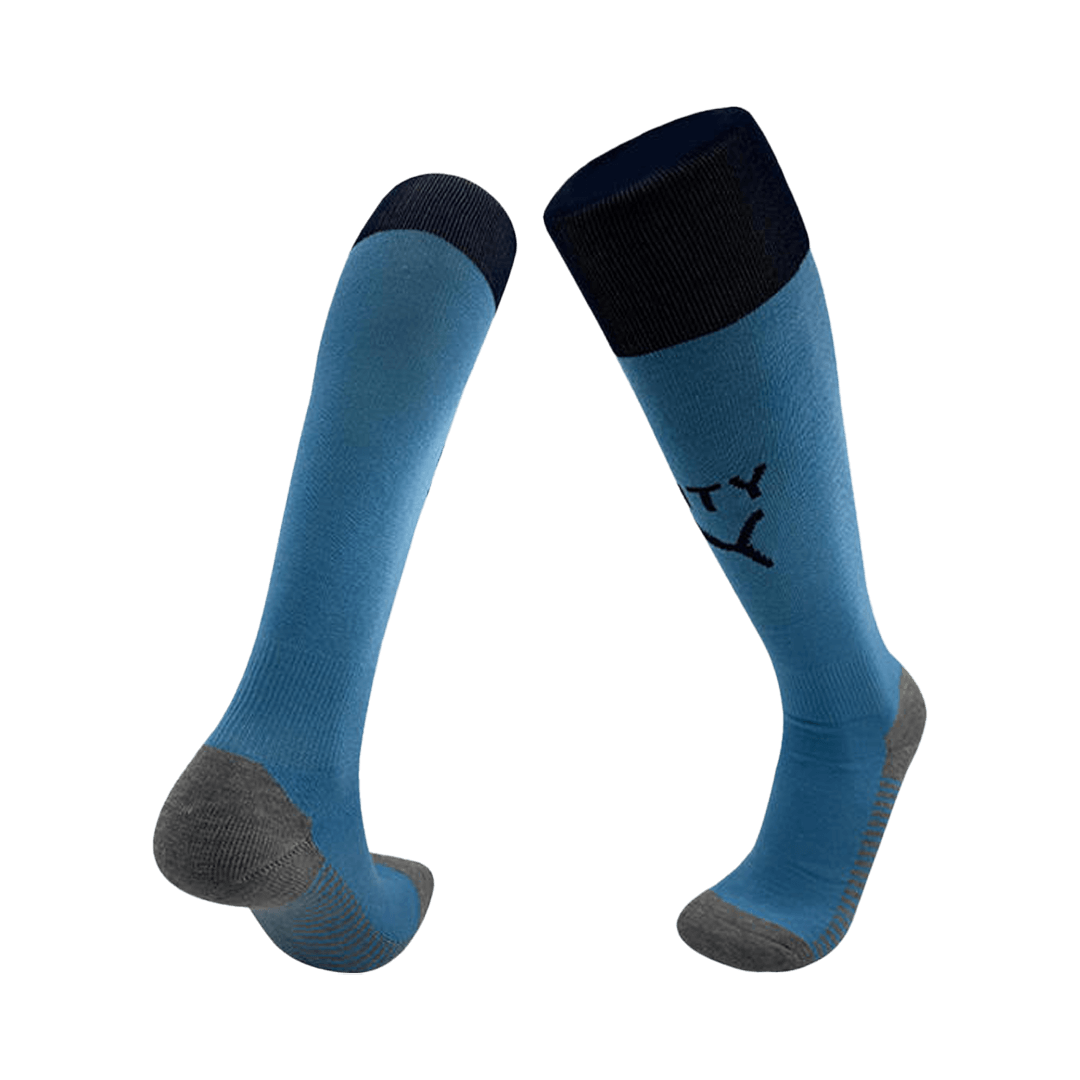 Manchester City Home Soccer Socks 2024/25 Kid