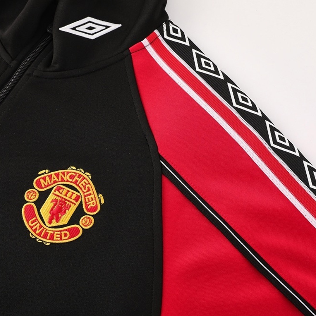 Manchester United Training Kit 2025/26 - Red&Black (Jacket+Pants)